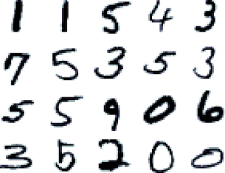 Example of MNIST digits