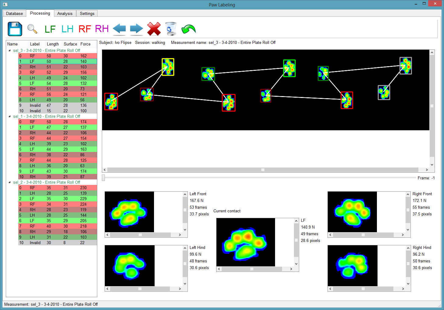 Pawlabeling screenshot