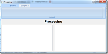 Processing tab added